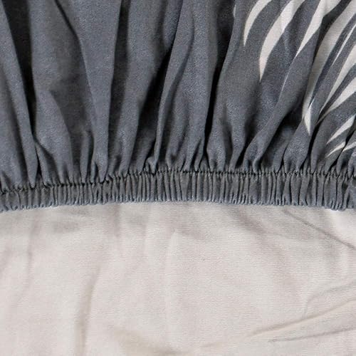 Miniatura 7 de MIFXIN Funda plegable para futón sin brazos, elástica, lavable, protector de muebles para 3 asientos, sofá cama plegable sin reposabrazos (gris