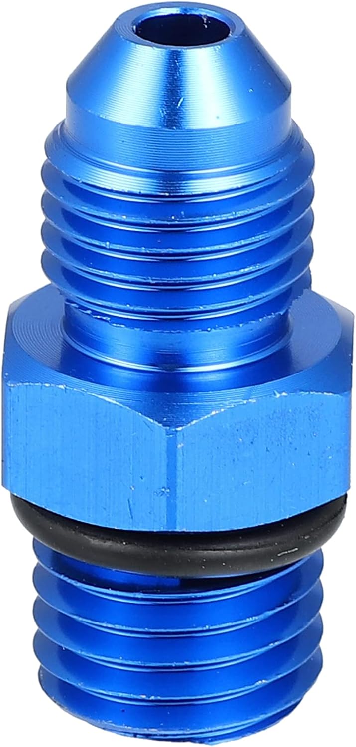 X AUTOHAUX Blue 4AN Male to M12 x 1.5mm Thread Tube