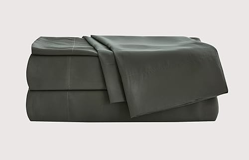 Miniatura 9 de Sterling Creek Juego de sábanas 100% Tencel Lyocell tamaño King, 4 piezas, lujosas, suaves, transpirables, sedosas, suaves, refrescantes, con