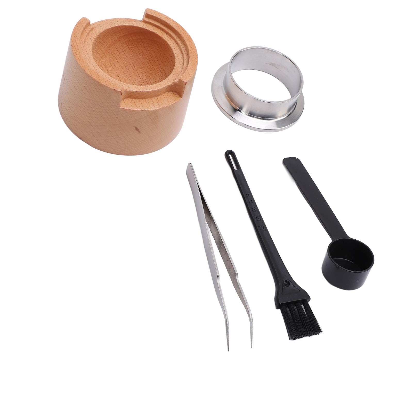 Kit de recarga de cápsula de café kit de cápsula de café reutilizable kit de recarga de café con 50 piezas de aluminio focas de aluminio pincel de cuchara clip