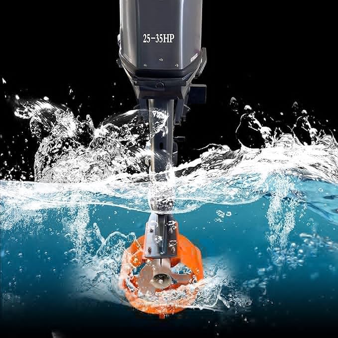 Protector Hélice Motor Barco 11 Pulgadas - Para 25-35HP - Color Naranja - Incluye Tornillos