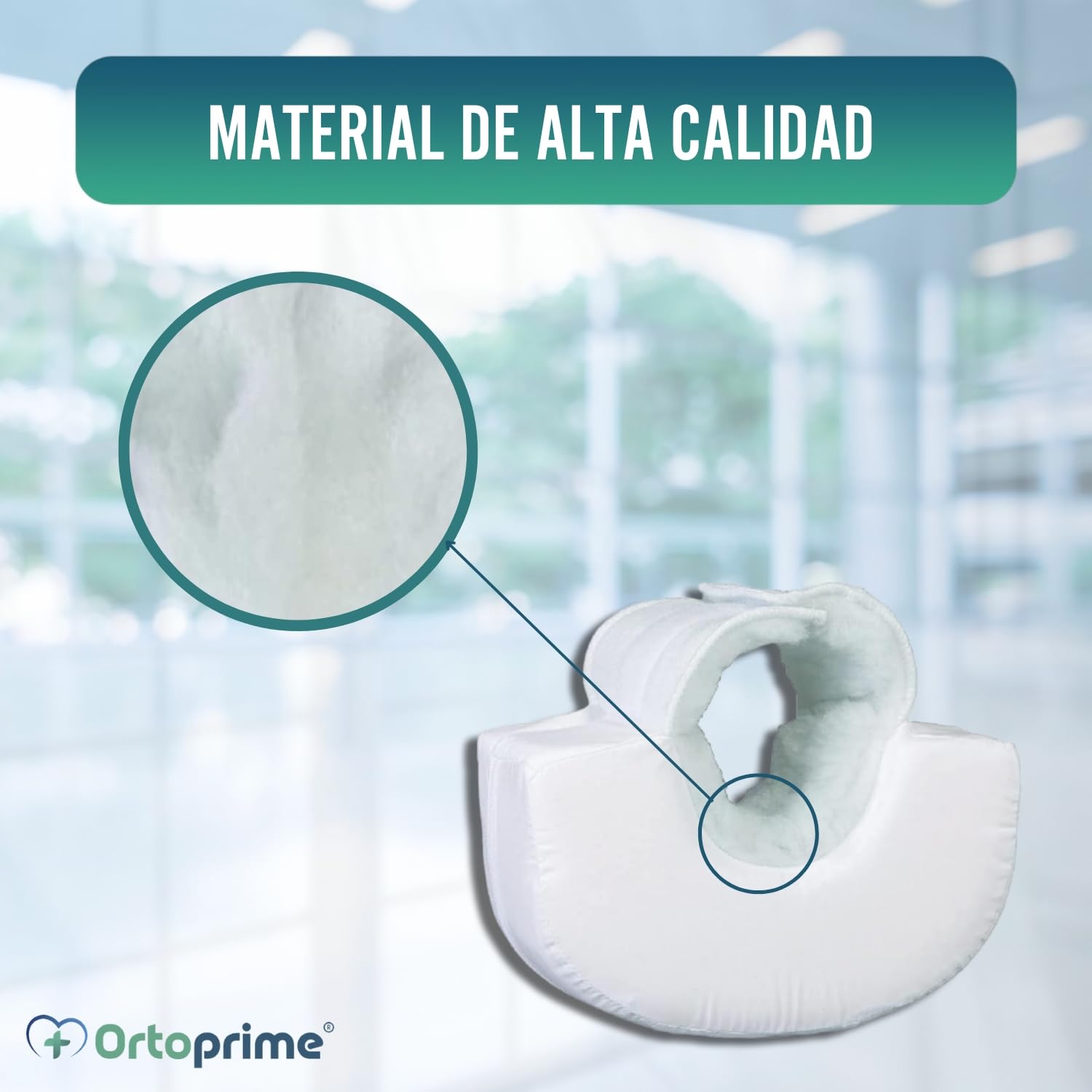 OrtoPrime Pack 2 Taloneras Antiescaras Forma Curva - Protector Ortopédico de Talón Pies y Codos - Par Dos Unidades - Talla Universal Adaptable - Cojines Antiescaras para Silla de Ruedas y Cama