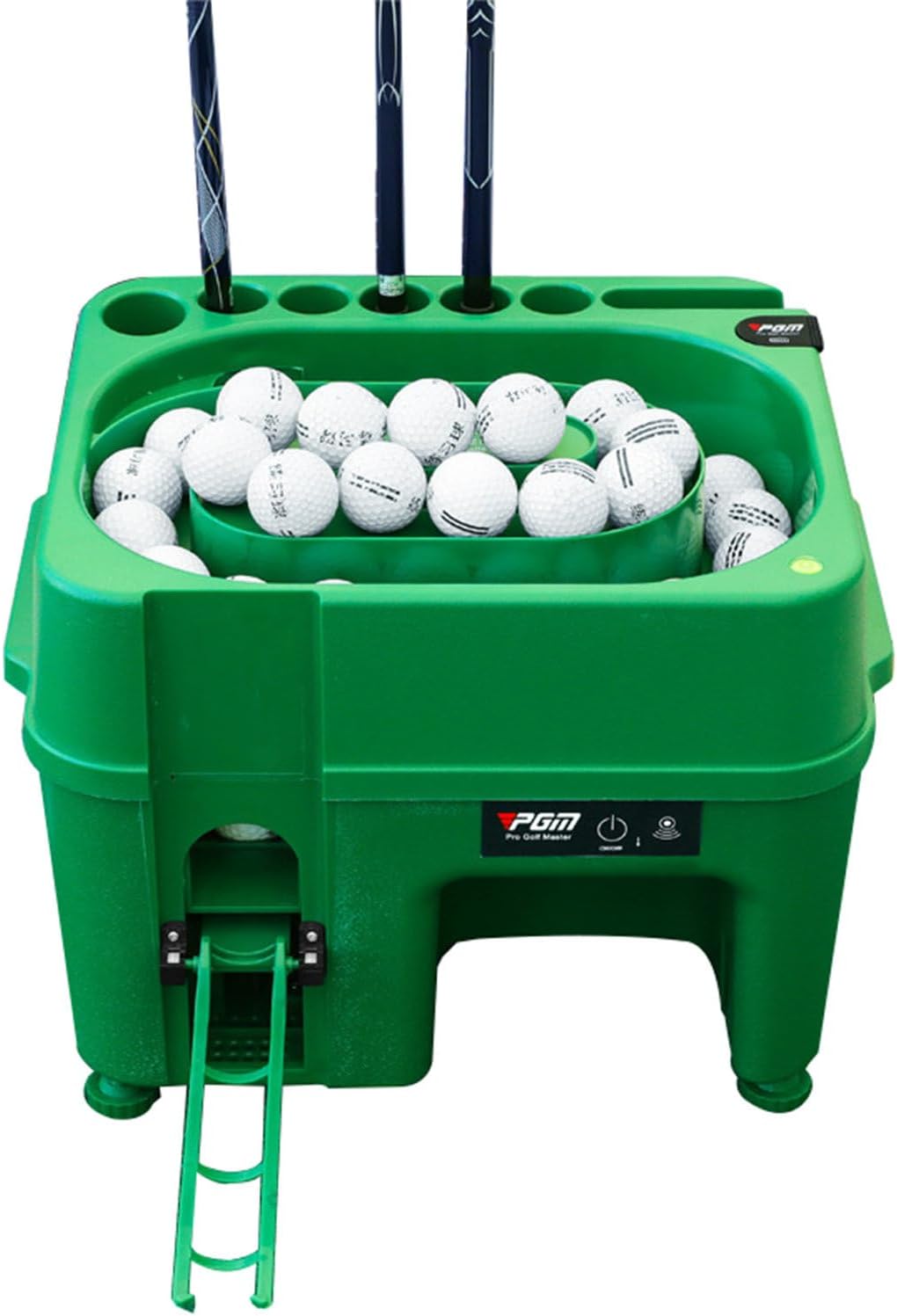 Semi-Automatic G.olf Balls Dispenser, G.olf Ball Dispenser, Electric G.olf Ball Tee Up Machine, Holds Up to 40 Balls, for G.olf Driving Range
