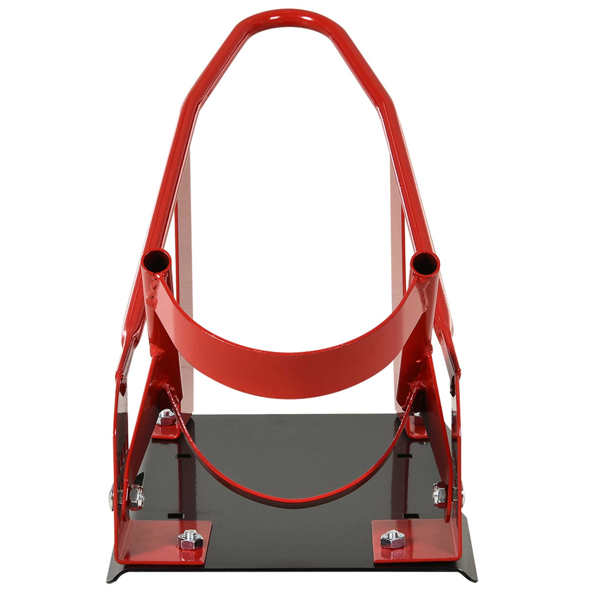 HOMCOM Koło motocyklowe 8-15,5 cm metalowy uchwyt na motocykl wstępnie wywiercone otwory do ciężarówki i przyczepy