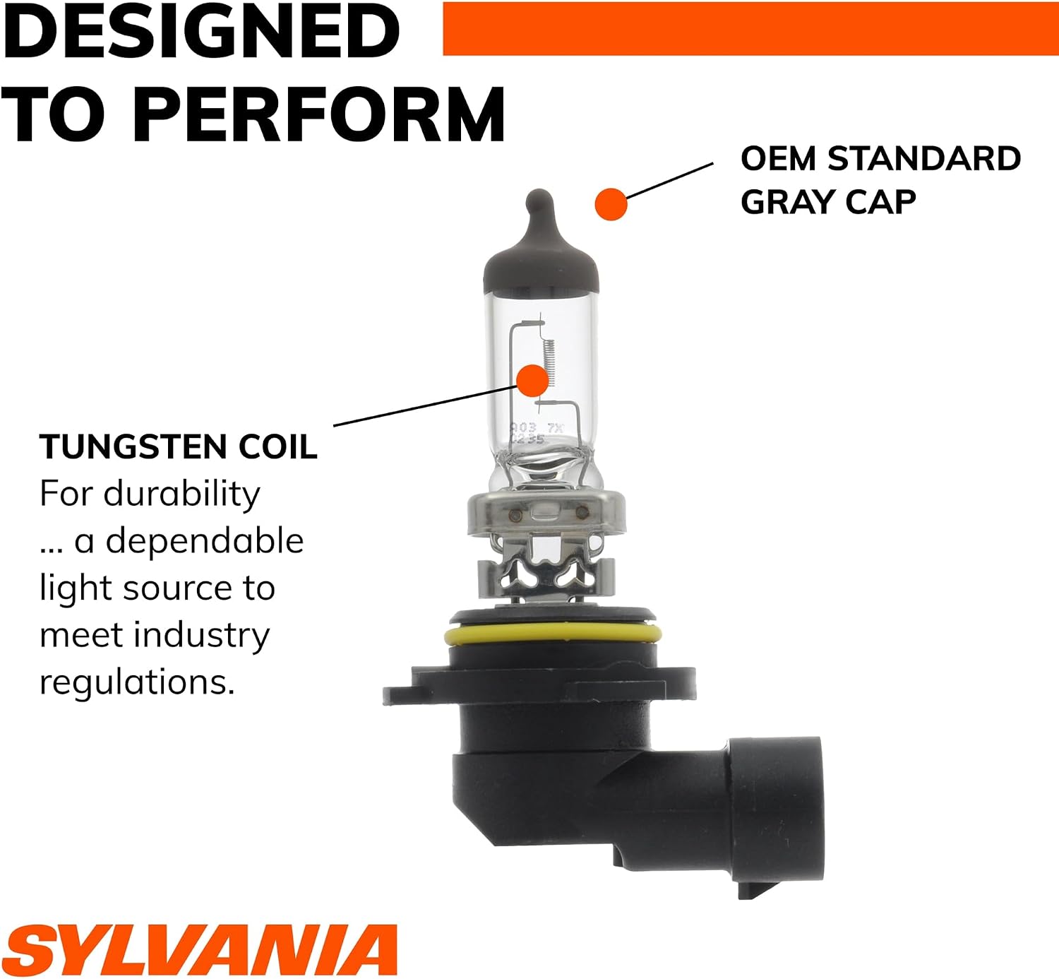 SYLVANIA 9006 Basic Halogen Headlight Bulb, Fog & DRL, 1 Bulb image 5