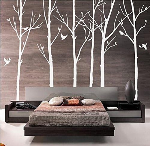 white birch wall decals