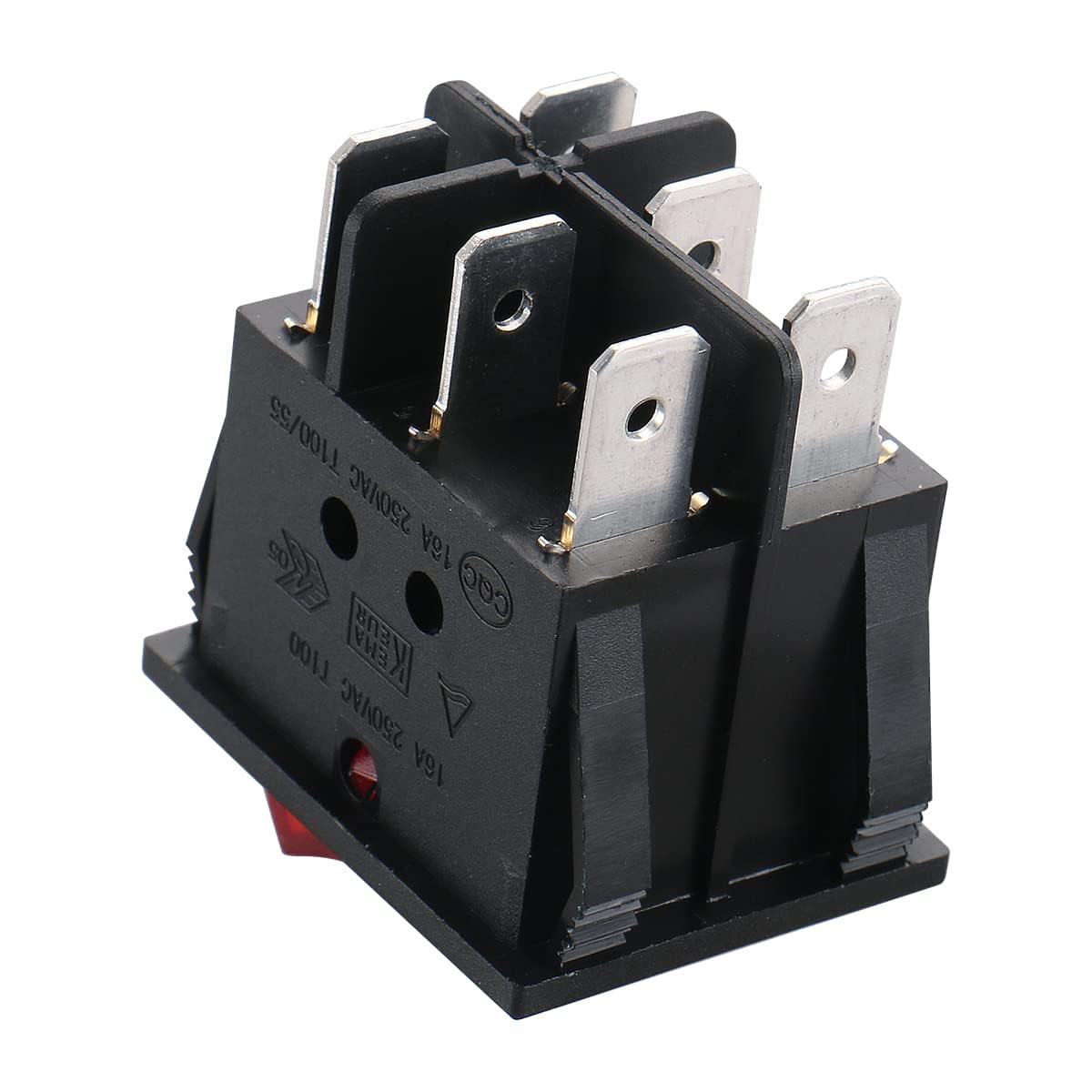 AXFEE Interruttore a cavo in linea DP 6A interruttori siluro, commutazione a doppio polo a 2 AXFEE Interruttore a cavo in linea DP 6A interruttori siluro, commutazione a doppio polo a 2