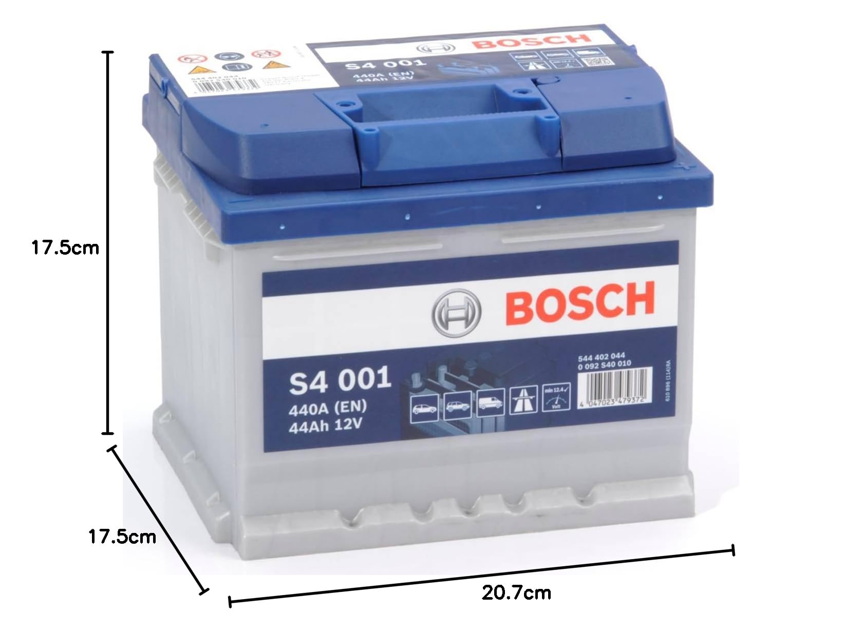 BOSCH S4001 Bateria Rozruchowa 44Ah 12V 440A