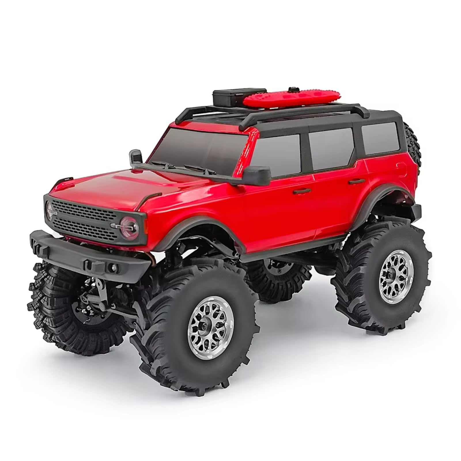 Neumáticos Coche RC para Axial para SCX24 1/24 para TRX-4M 1/18 4 Neumáticos Todoterreno 1 Pulgada 54/62 Mm para Barro Piezas De Mejora para Coche RC Crawler(4Pcs 62mm)
