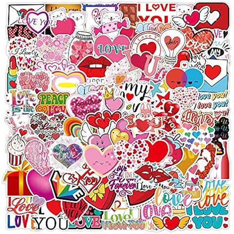 BuerHomie Pack of 100 Sticker Set for Laptop Skateboard Bicycle Motorcycle Suitcase Water Bottle Pad, Sticker Vinyl Waterproof Aesthetic Sticker Boys Girls Adults Cover