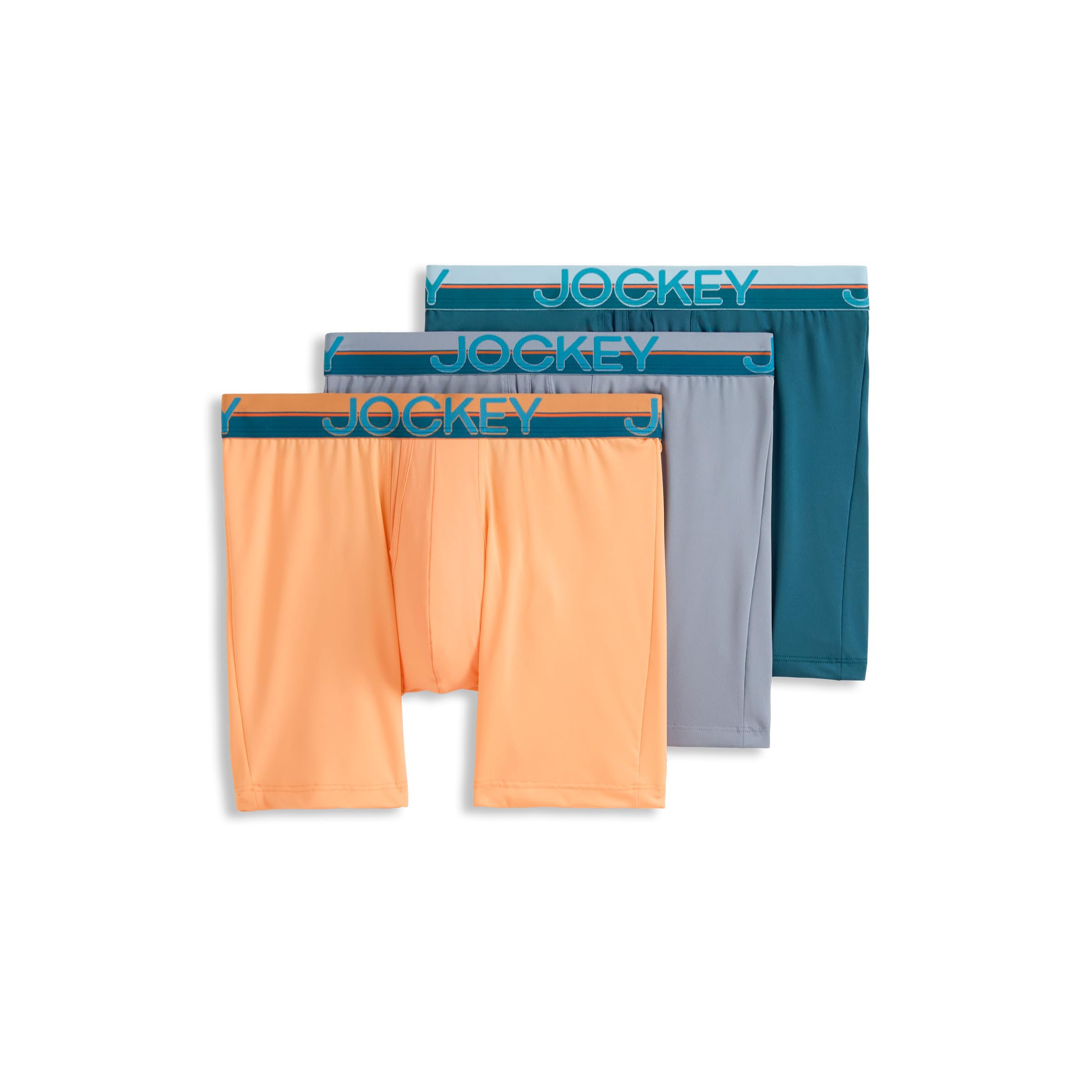 Jockey Men's Infinite Cool Microfiber Stretch 6 Boxer Brief