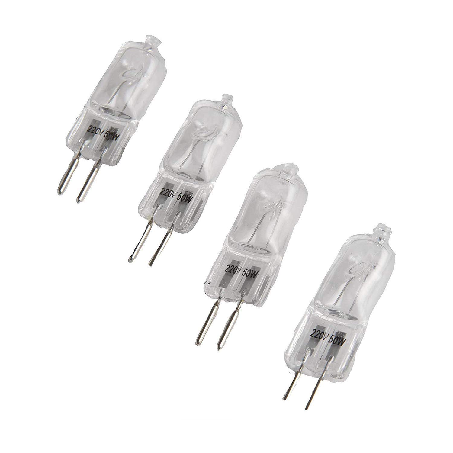 Halogen Bulb (Clear) -Pack of 4, Prong