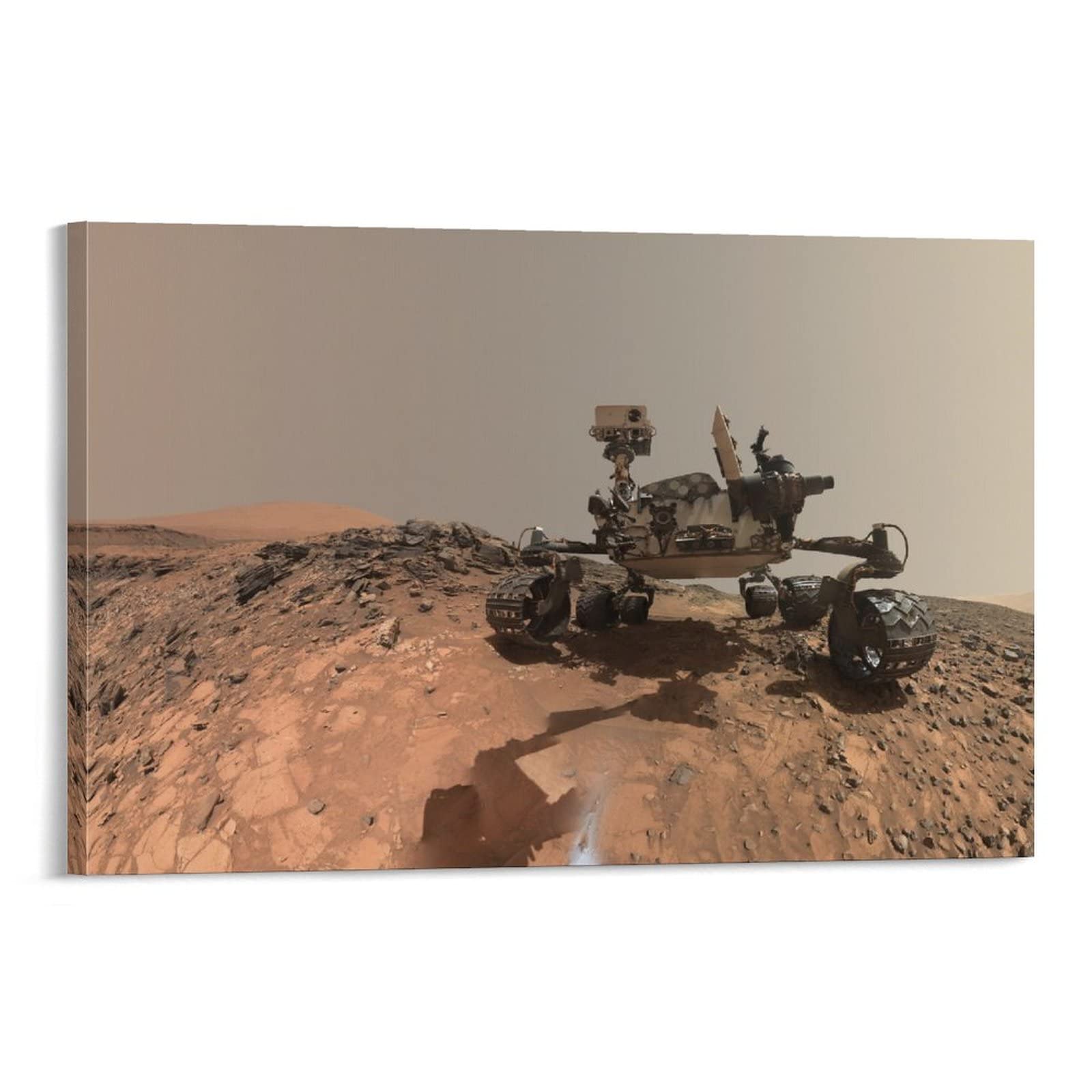 - LANGYUN Mars - Martian Surface - Space Travel Poster Poster Decorative Painting Canvas Wall Art Living Room Posters Bedroom Painting 12x18inch(30x45cm)
