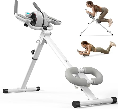 PAETA Máquina de abdominales, equipo de entrenamiento abdominal para gimnasio en casa, máquina de entrenamiento de abdominales para entrenamiento de