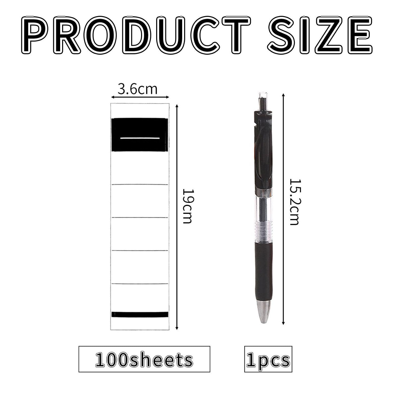 100 Folder Labels and 1 Black Marker Pen, Folder Classification Marking Stickers, Folder Identification Stickers, Office Supplies - Image 2