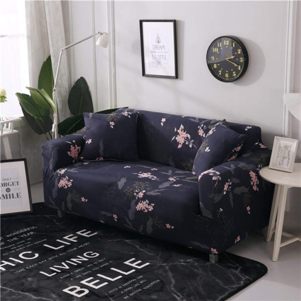 Housse de canapé extensible grand angle couvre-lit sectionnel salon 4 places
