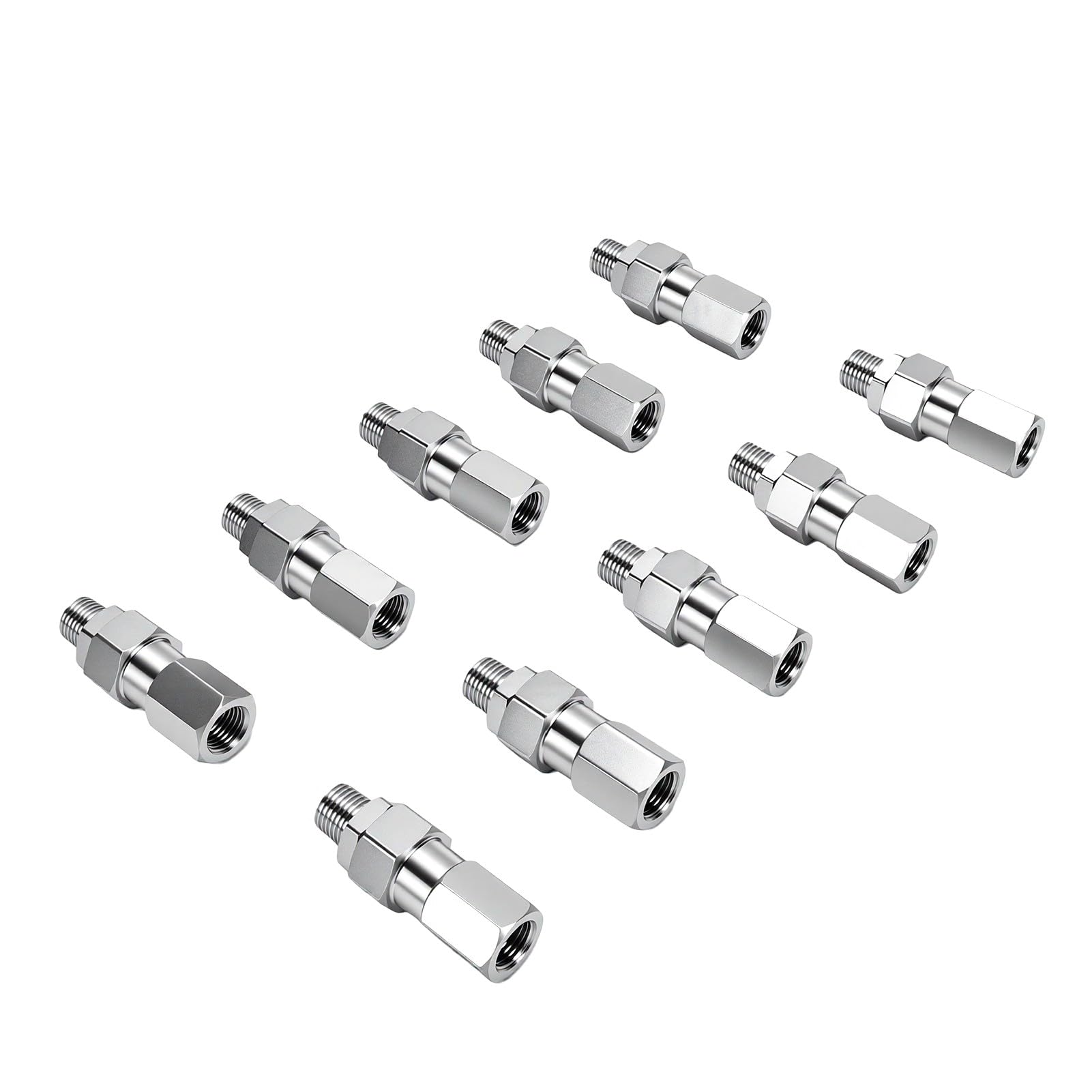 Cocoarm Wąż Hydrauliczny z Końcówkami 10 Sztuk, 1/4 Cala ID Złączka