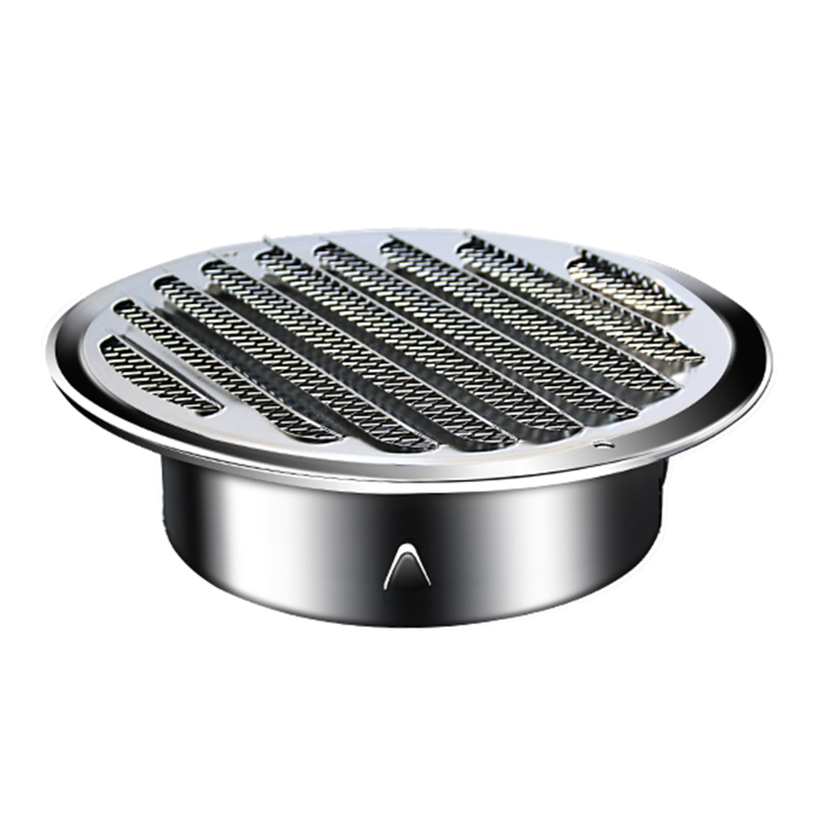 GYEQXKT Chimney cap,Stainless Steel Chimney Cowl Cap 70200mm Durable Silver Chimney Cover Prevents Downdrafts Rain & Debris Fits 80mm Flues Ideal for Home & Outdoor Use