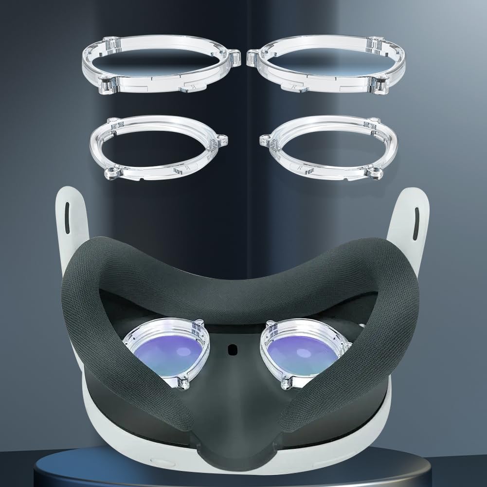 Montures de Protection de lentille magnétique et lentilles bloquant la lumière Bleue Anneau de Protection -Rayures Lunettes -lumière Bleue pour Meta/Oculus Quest 3 pour Quest3