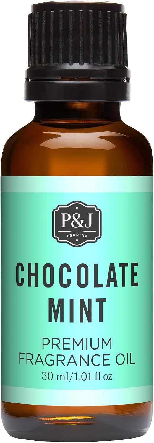 P&J Trading - Chocolate Mint Scented Oil 30ml - Fragrance Oil for Candle Making, Soap Making, Diffuser Oil