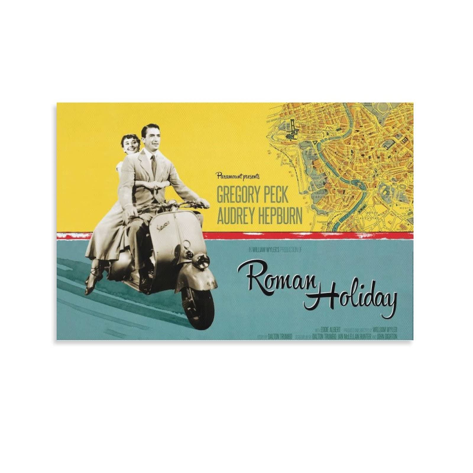 Amazon.co.jp: Roman Holidayオードリー・ヘプバーンクラシック映画 