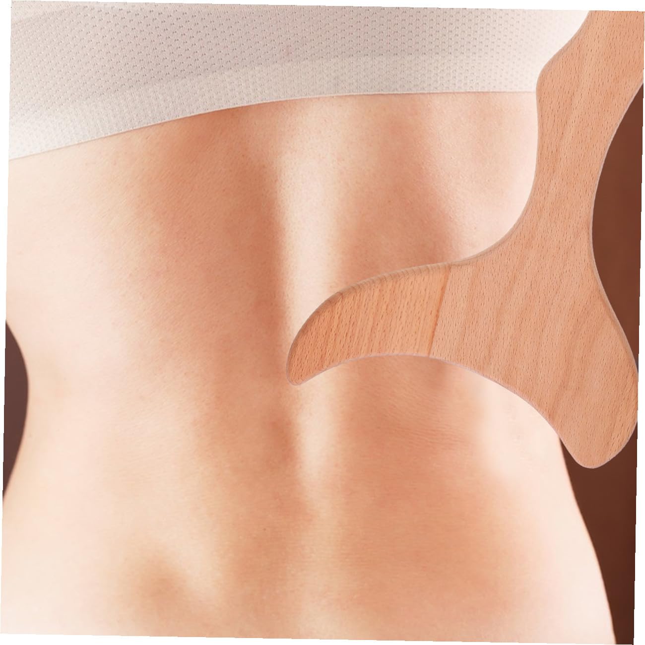 Tofficu Kit di Strumenti per Massaggi 3 Pezzi in Legno per Massaggio Linfodrenante e Scolpitura del Corpo Corda