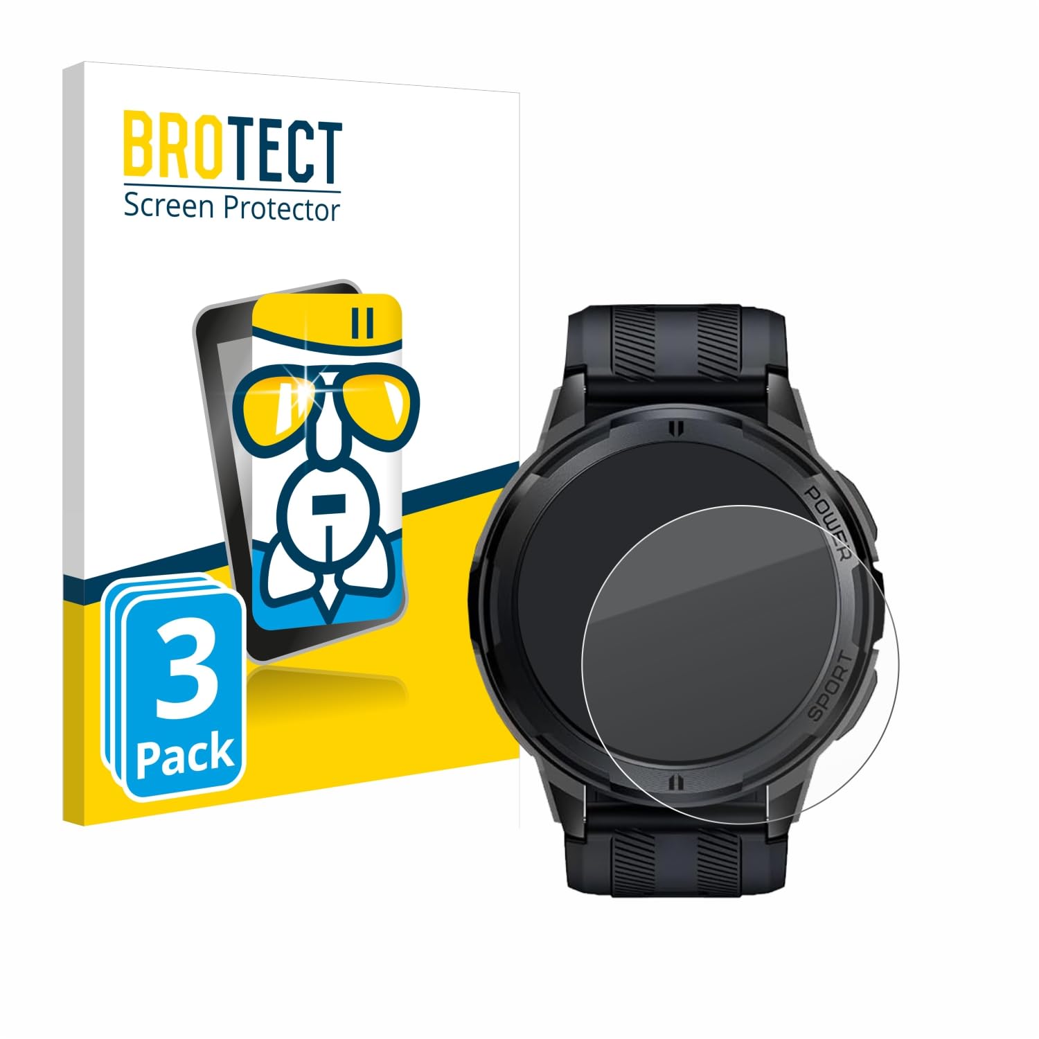 BROTECT AirGlass Pellicola in vetro per Oukitel WP10 5G
