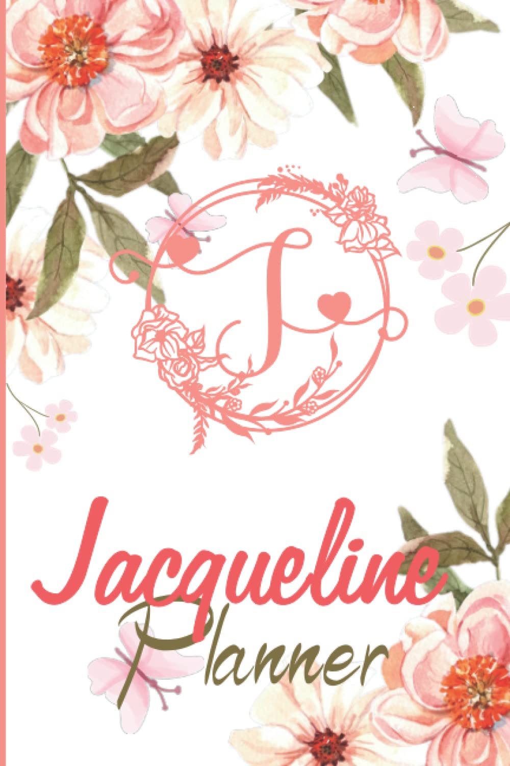 Jacqueline Name Planner | Customized Notebook planner | Customised Gift for Jacqueline: Weekly & Monthly Planner With Notebook Journal | Password Log ... Planner | Perfect Gift Idea For Jacqueline
