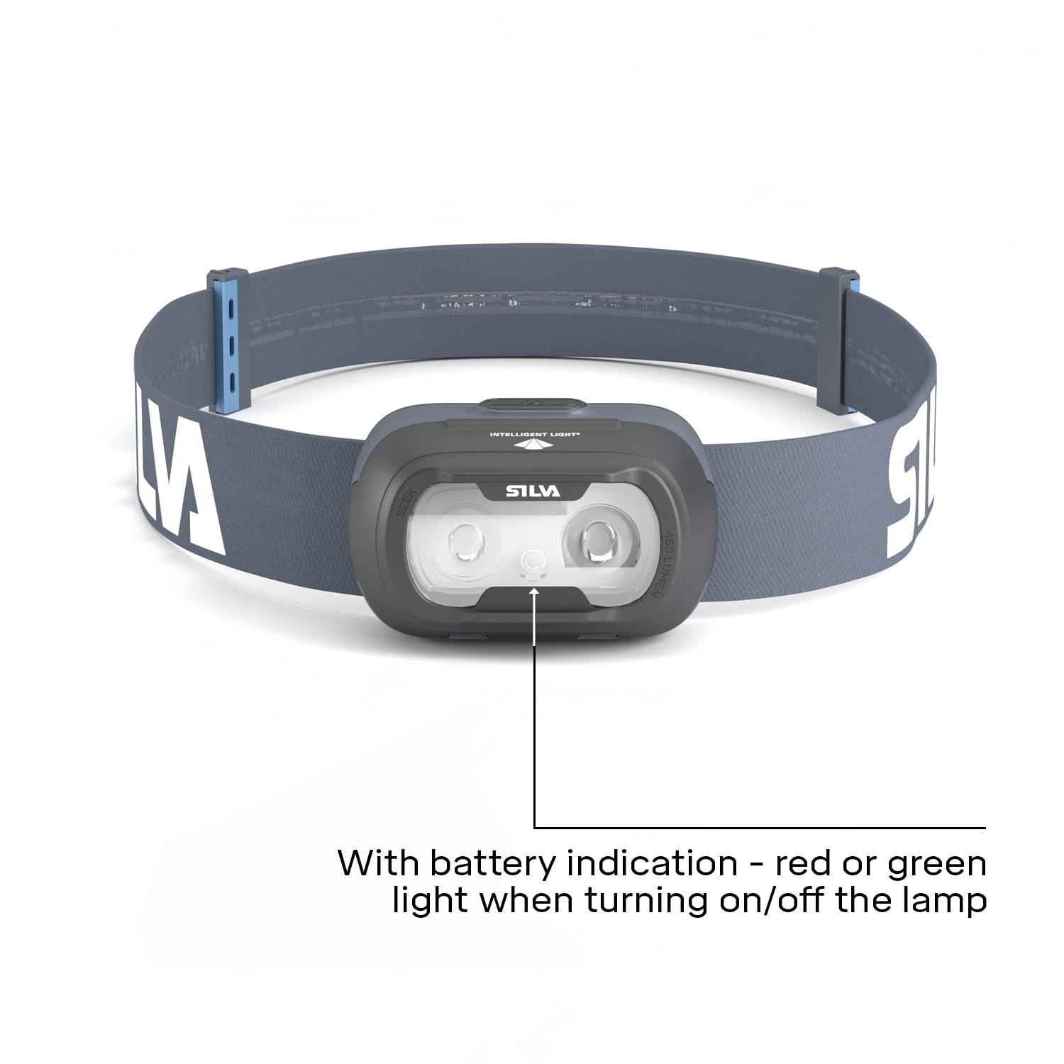 Silva Head Torch Battery Powered - Scout 3XT - 350 Lumen - 2 Brightness Levels - White & Red LED Headlight - Adults & Kids Head Torch - Water Resistant IPX5 - With Battery Indicator - View #4