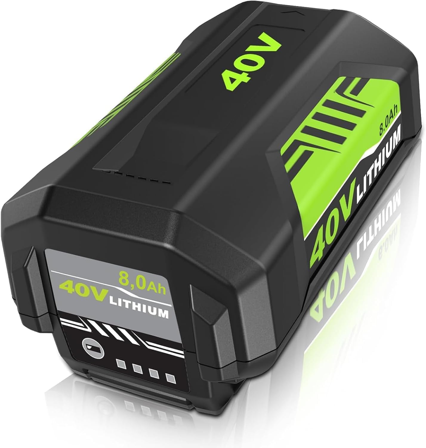 2Pack 8.0Ah OP4026 Replacement for Ryobi 40V Battery Compatible with Ryobi 40 Volt Lithium Battery OP40201 OP4040 OP40404 (8.0Amps-2PC)