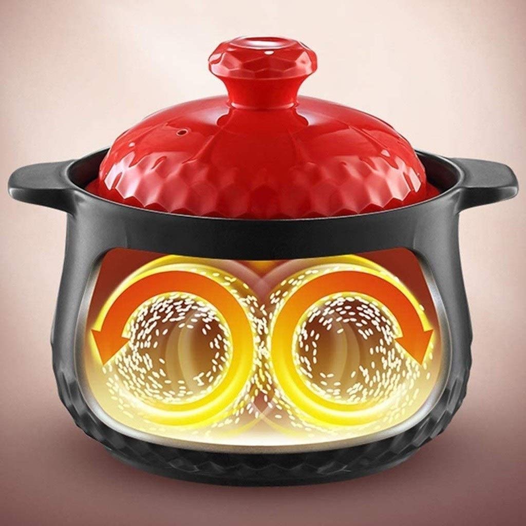 Amazon | セラミック調理器具 スープポット ヘルシーシチューポット