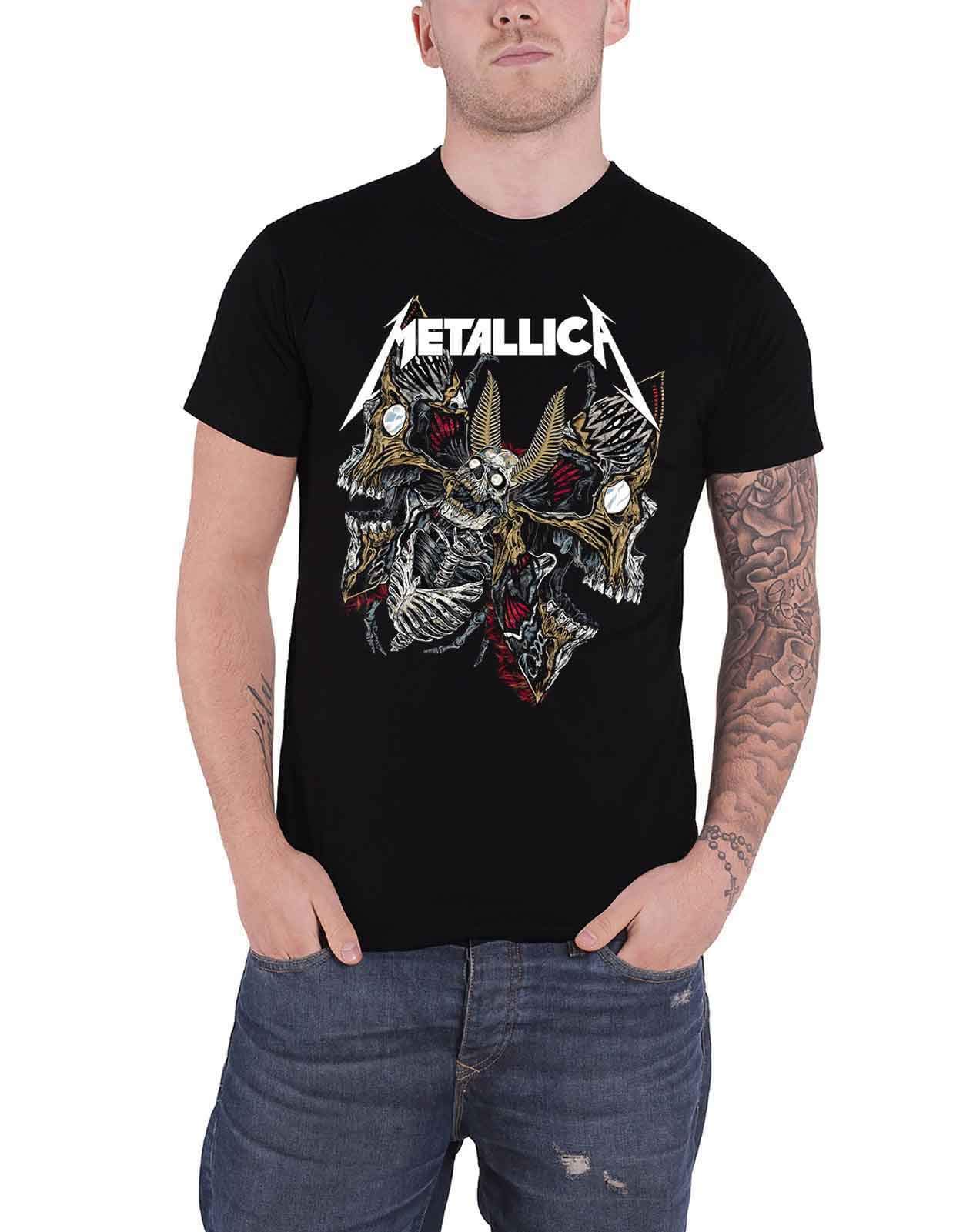 MetallicaMetallica Skull Moth Men T-Shirt Black