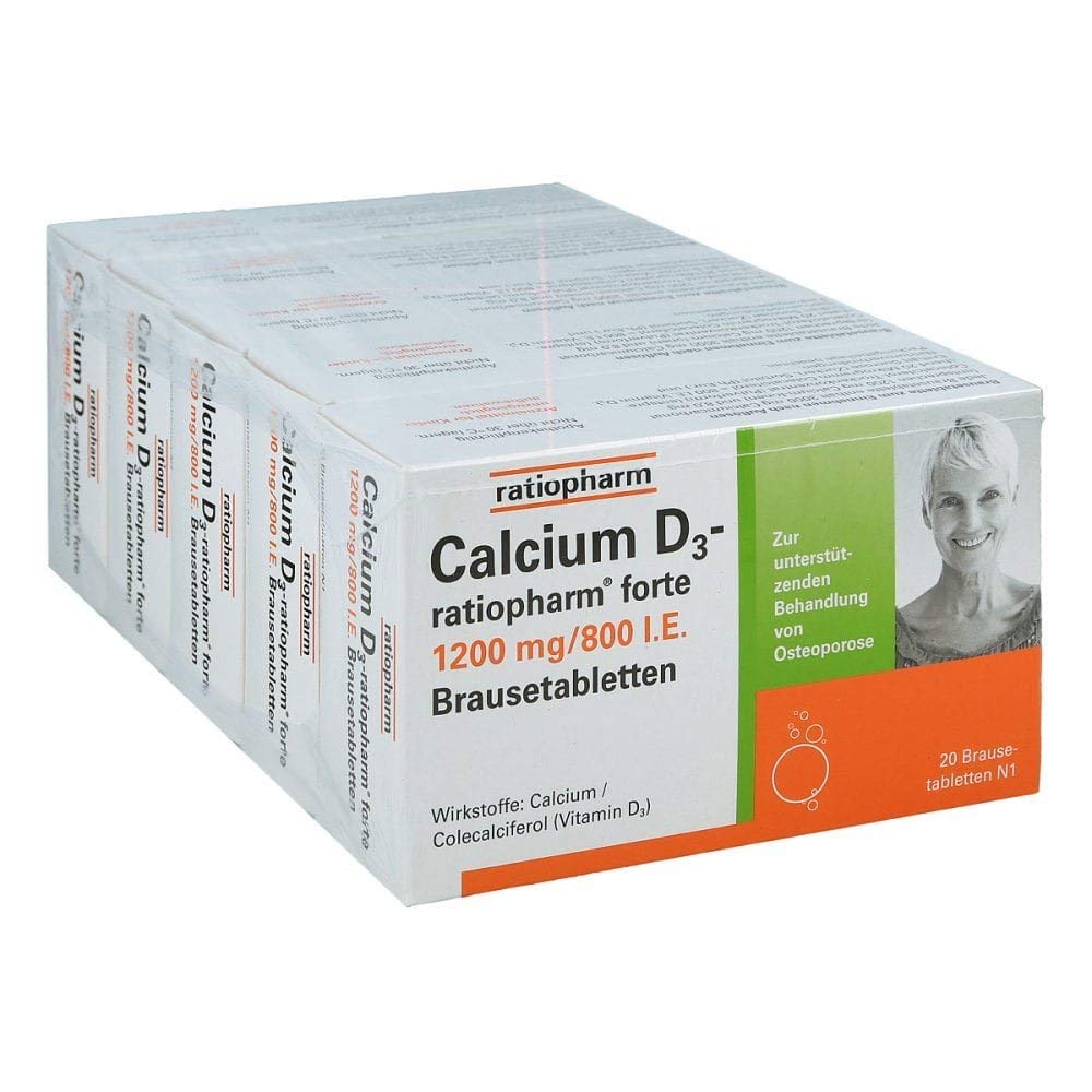 Calcium D3-ratiopharm forte Brausetabletten 100 St