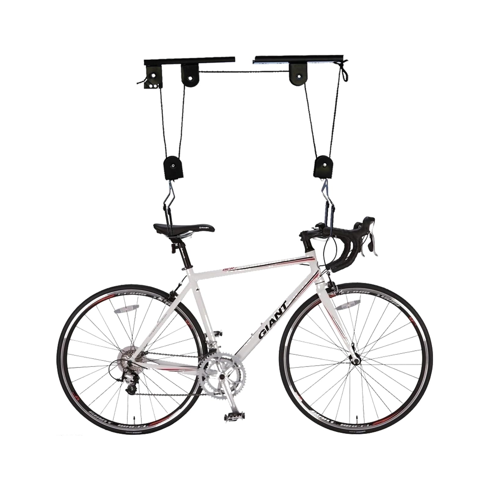 Fahrradaufhängung, Fahrräder Deckenhalterung Tragfähigkeit 60kg Profi-Aufhänger Platzsparender Fahrradlift Fahrradhalterung für Garage Deckenmontage