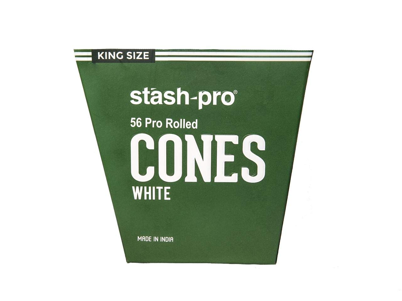 Stash-ProBleached White Paper 56 Pro-Rolled King Size Cones