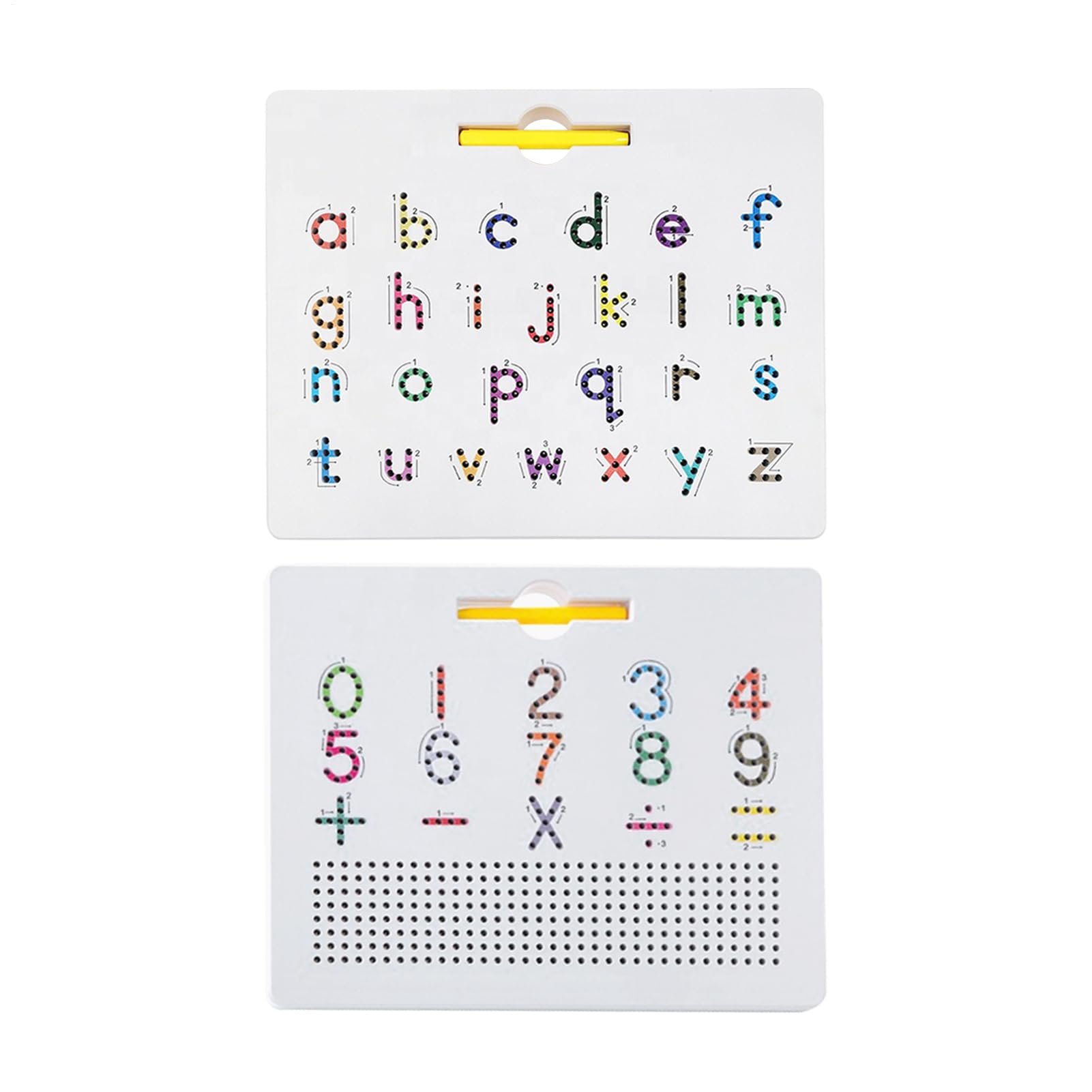 Planche à dessin magnétique alphabet | Édition double face 2 en 1