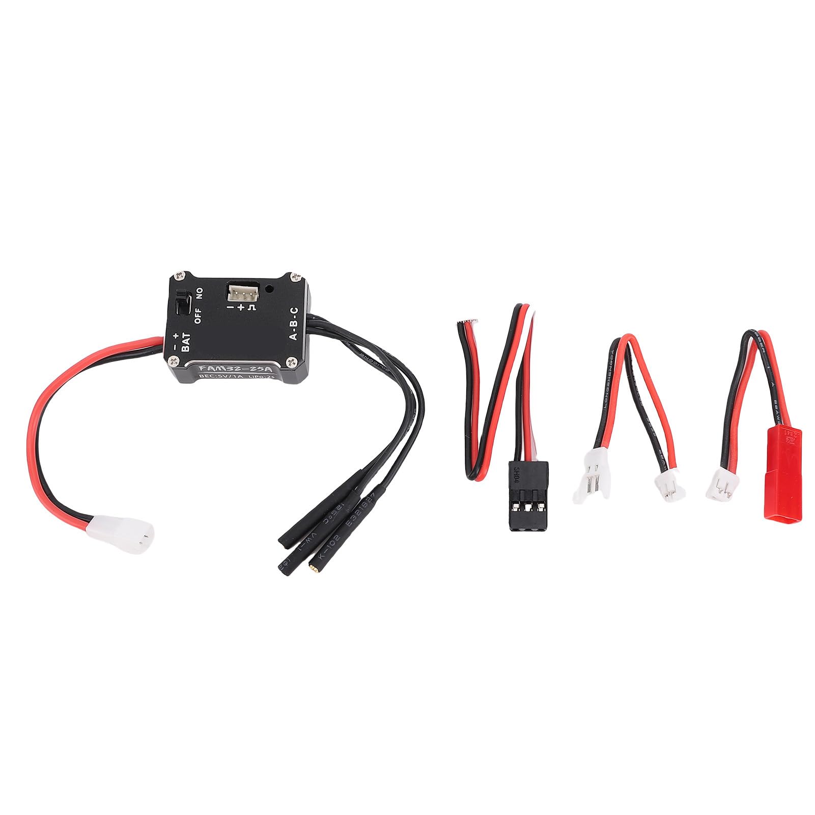 Zunate Kit Motore Brushless 25A ESC 4500KV Aggiornato con Protezione Intelligente a Bassa Tensione per Veicoli RC, Set di Sostituzione con Prestazioni Eccezionali per gli Appassionati di FMS