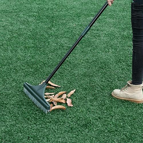 Universal Telescopic Handle Artificial Grass Rake, Turf Rake, Artificial Lawn Brush, Grass
