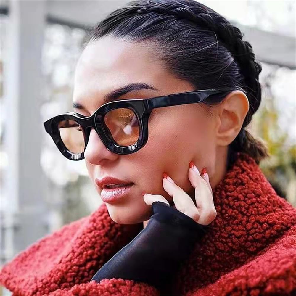occhiali da sole da guida, Occhiali Da Sole Punk Retrò Uomo Polarizzati Piccoli Rettangolari
