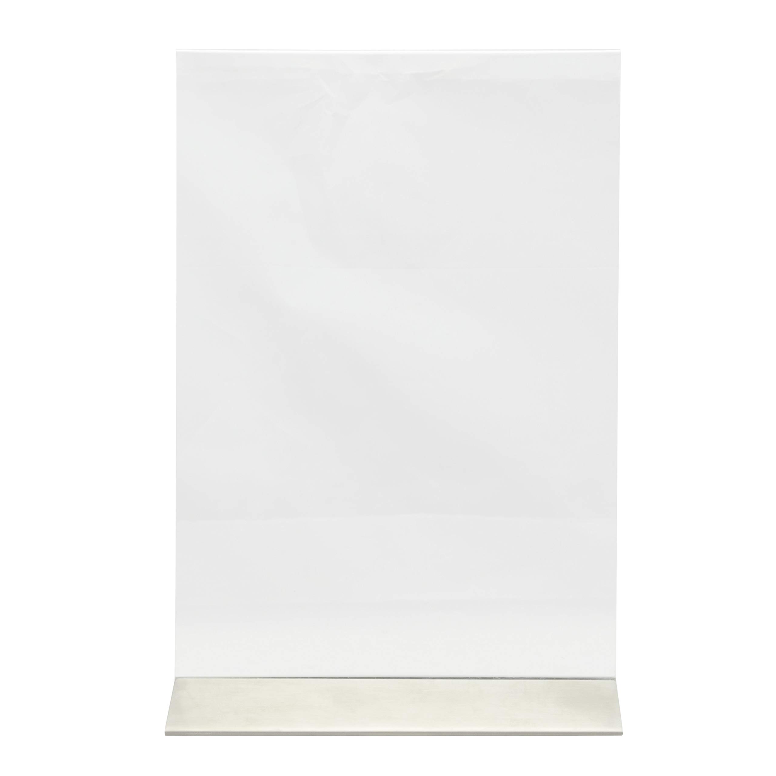 Porta Poster Securit Per Barriera Classic - A4 Doppia Faccia, Acciaio Inox Dorato, Per Bar E Ristoranti - Foto 9