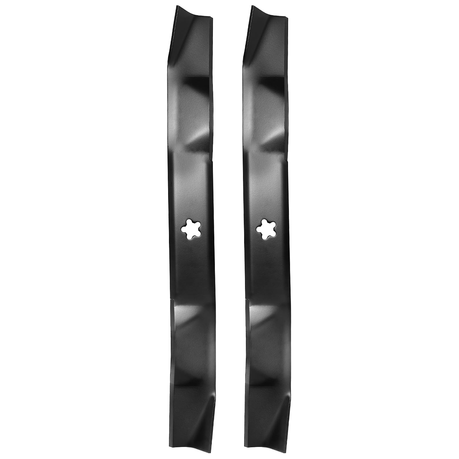 View 1 of 134149 Mower Blade for 42'' Deck, Compatible with C raftsman LT1000 LT2000 YT3000 YT4000 YS4500, H usqvarna LT125 LTH130 YTH1842 YTH20F42T, P oulan, A YP, Replace 422719, 424752, 138971, 2-Pack