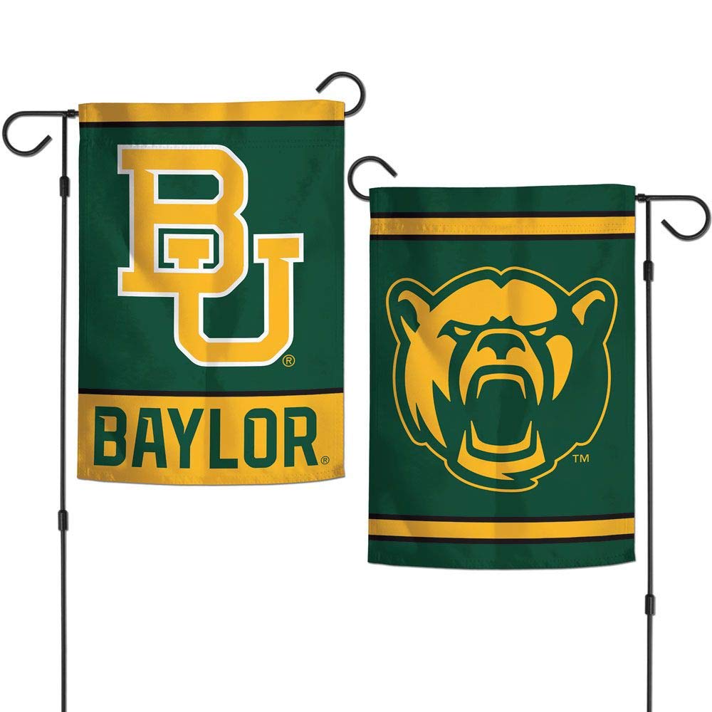 Drapeau de jardin Baylor Bears double face pour décorer votre extérieur