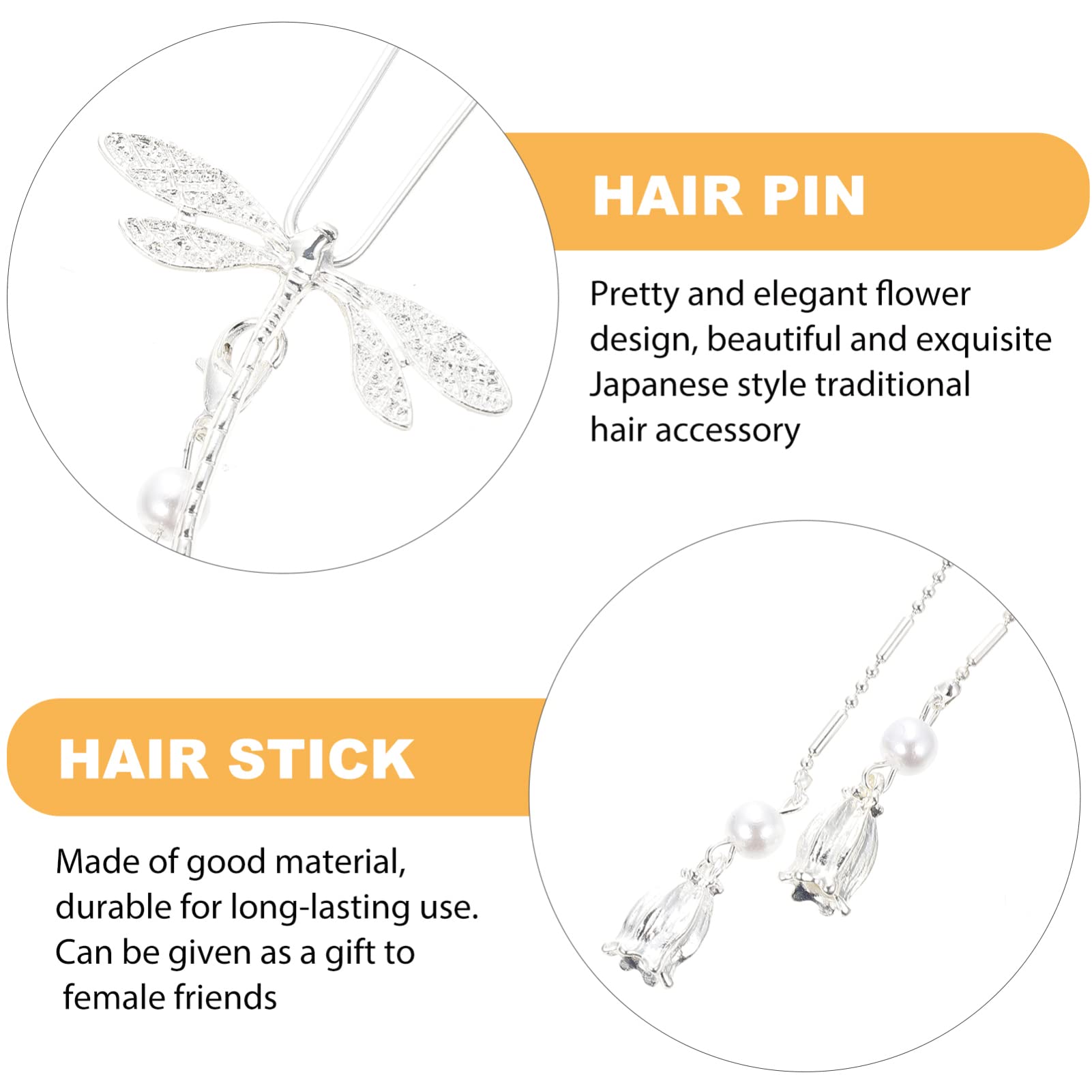 MAGICLULU 20piezas Horquillas De Dragón Metálicas Borlas Para Peinados De Novia y Fiesta Accesorios Para Cabello De Moño y Horquillas Para Mujeres