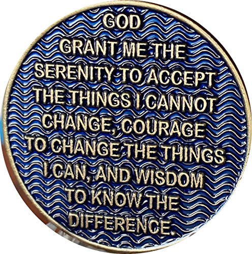 9 Year AA Medallion Reflex Antique and Blue Color Bronze Chip IX