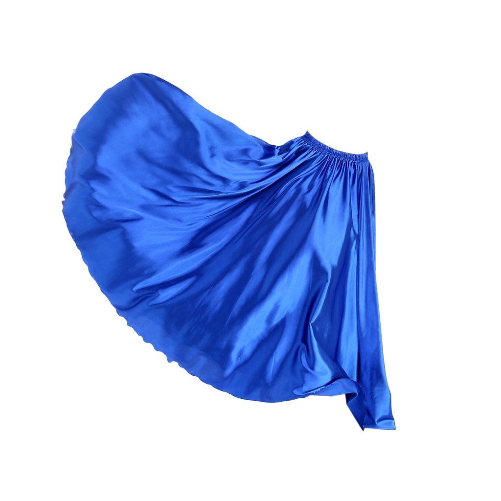 Bauchtanz Satin Voller Tellerrock Halloween Shiny Fancy Rock