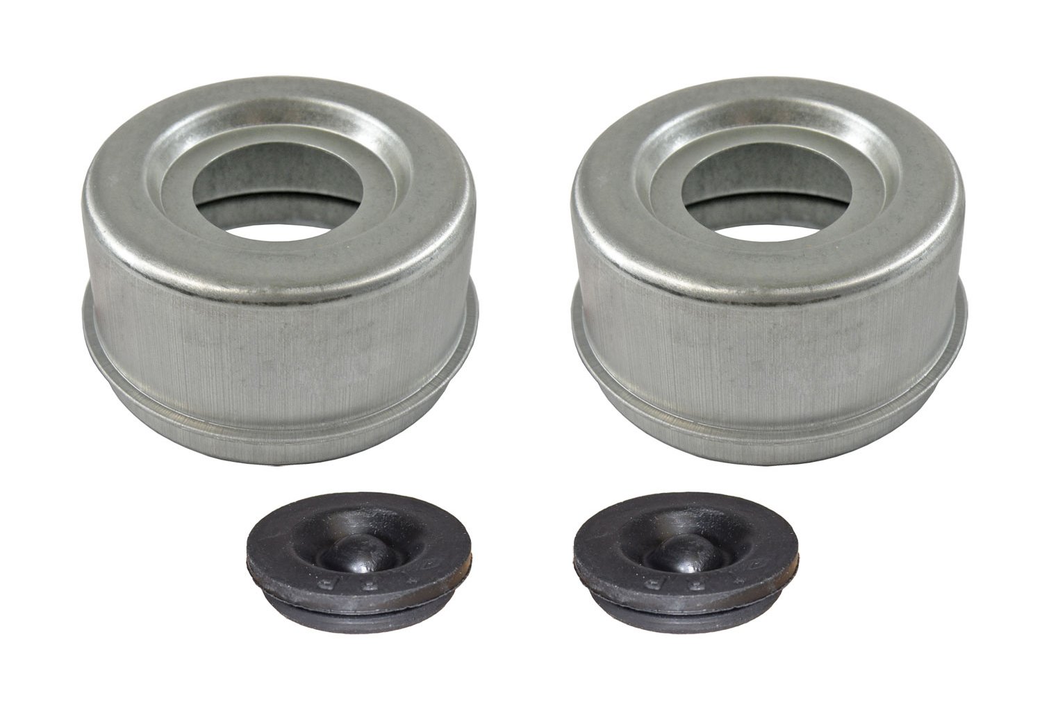RIGID HITCH INCORPORATED E-Z Lube Grease Caps with Rubber Plugs - Pair (EZ3-PR)