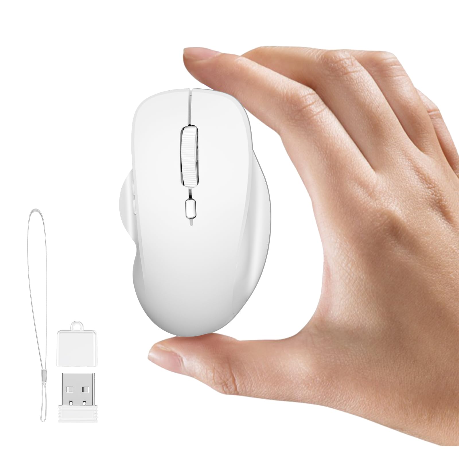 Amazon.com: Uiosmuph Mini Wireless Bluetooth Mouse for Travel