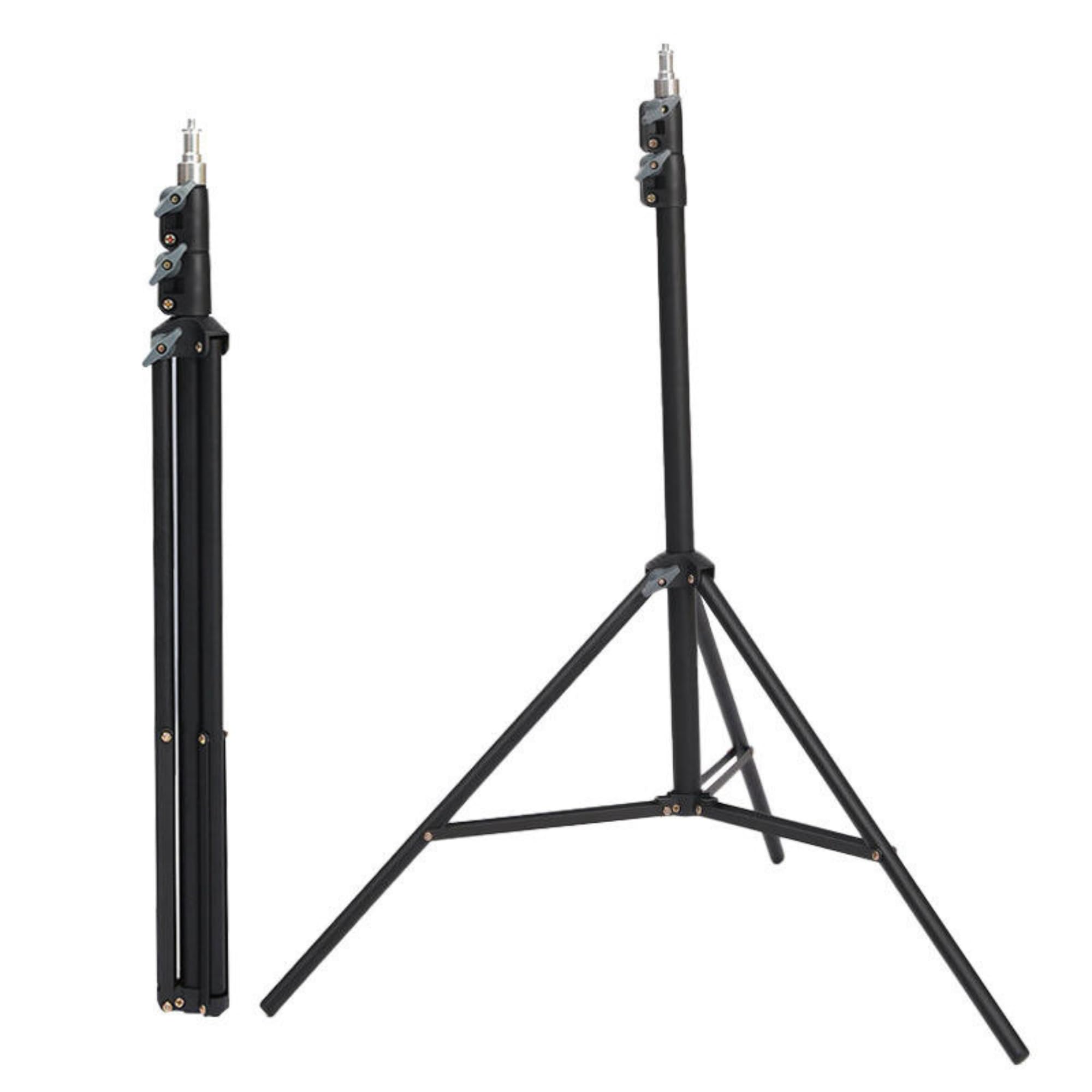 ADZOY 7 Feet Adjustable Metal Tripod Stand only for Ring Light & LED Video Light | Light Stand with Secure Locks | Foldable Portable Photography Stand for Studio, YouTube, Live Streaming & Photography-image-46