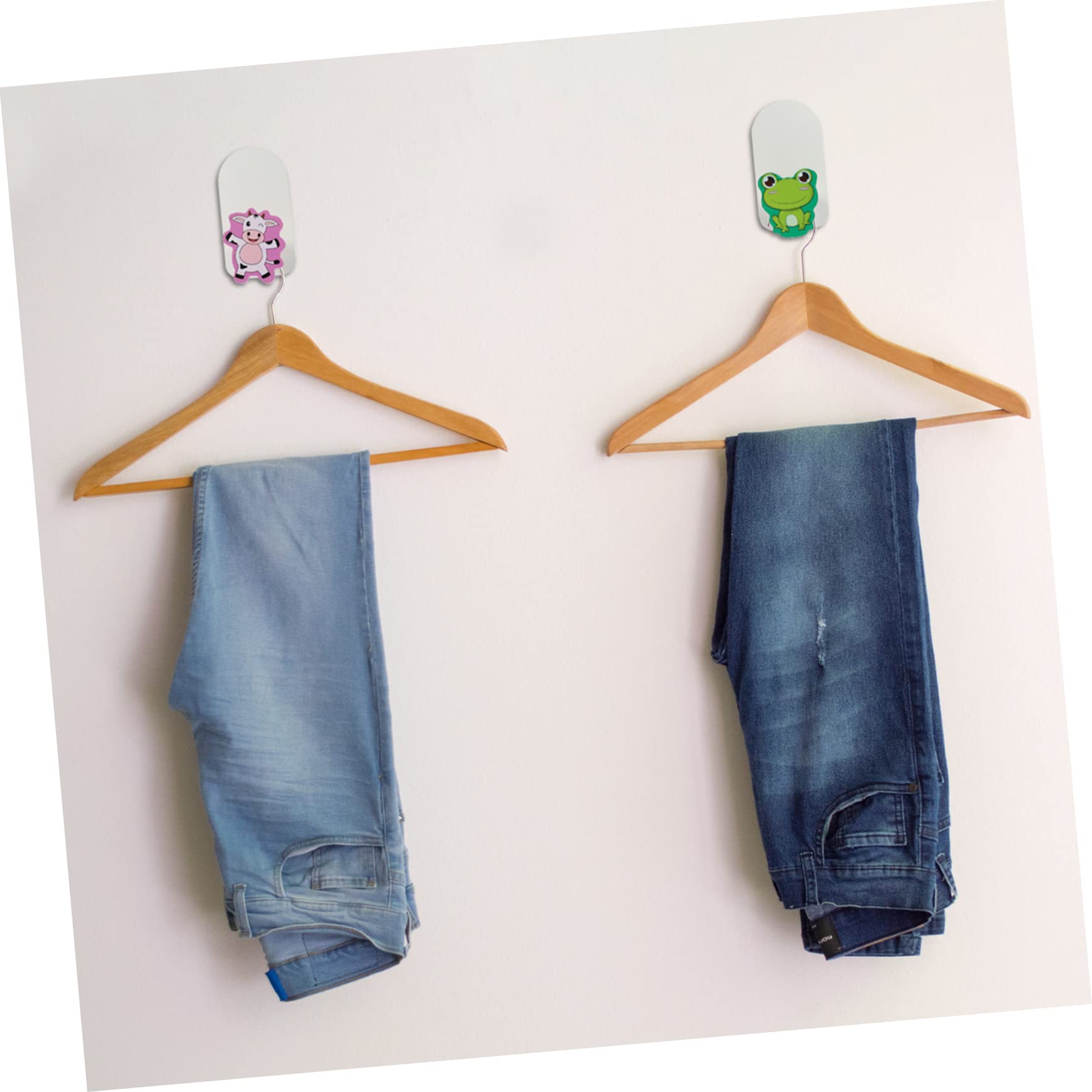 ABOOFAN 10piezas Ganchos Adhesivos De Animales Para Pared De Decoración Infantil Perfectos Para Colgar Toallas Sombreros y Ropa Dormitorios y Entradas