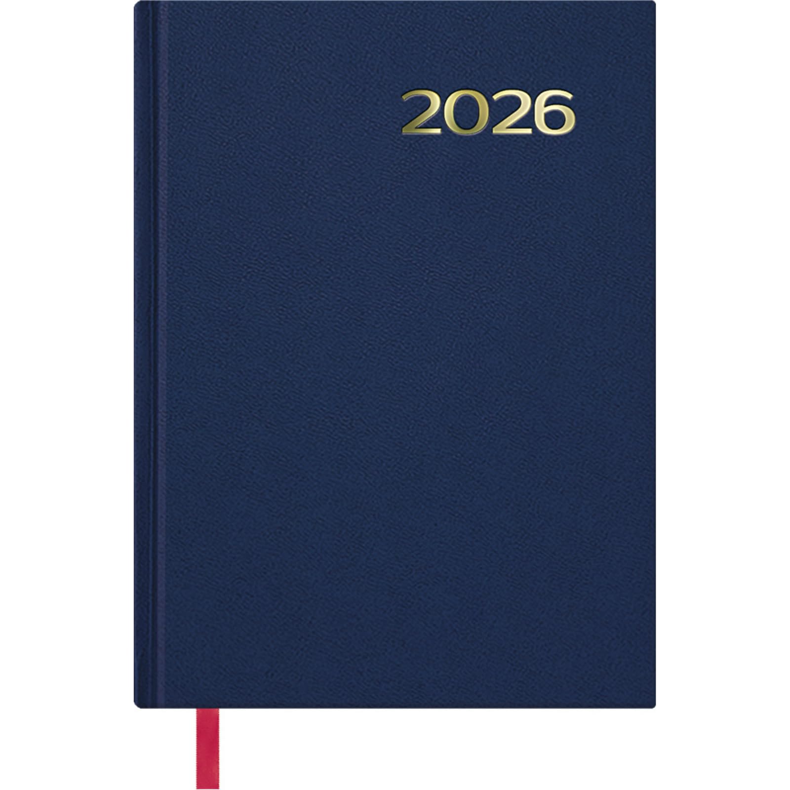 Dohe - Diary 2026 Portuguese - Day per Page, A5 Size (14x20 cm), Hardcover, 12 Months January to December, Annual Planner with Bookmark - Sintra Blue